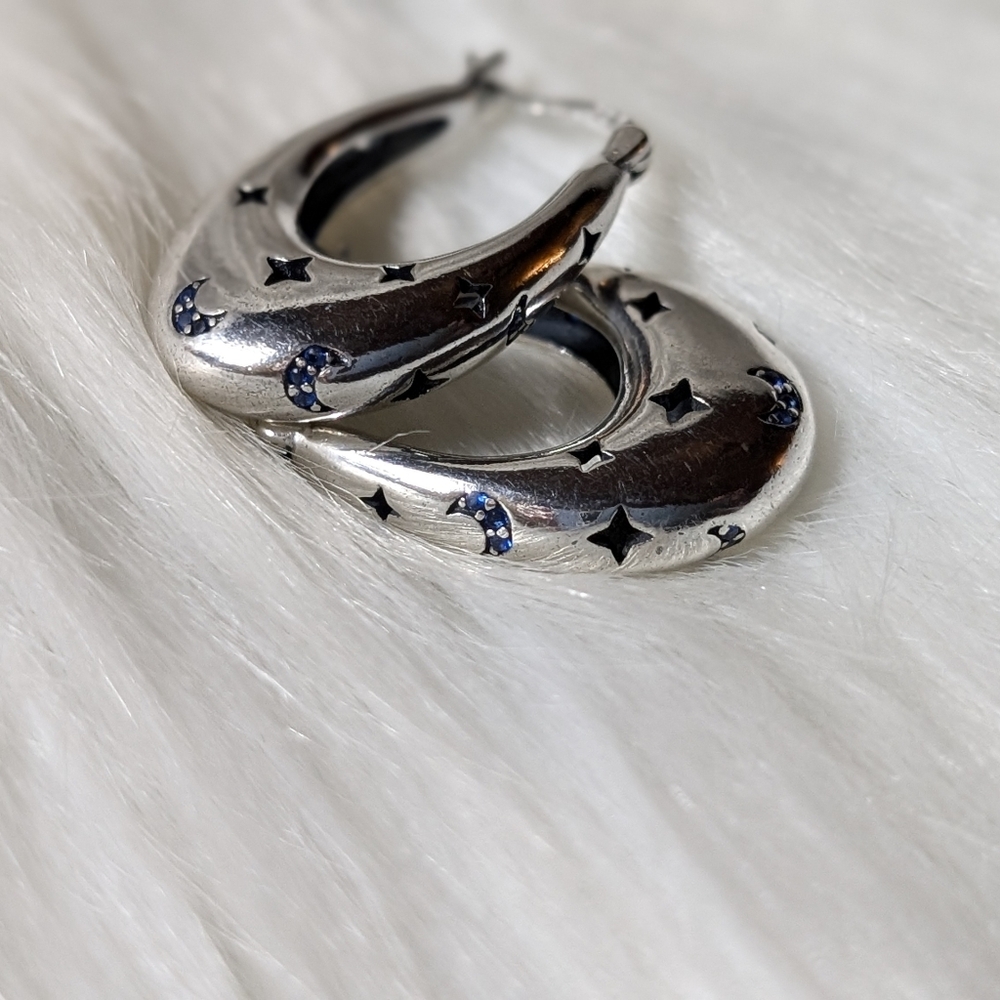 Sterling Silver with Stars & Moons - Picture 5 of 7
